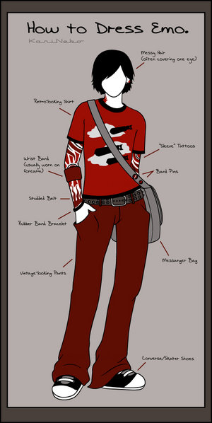 ben  si vous voulez etre un emo  ben  voila le style q'il faut